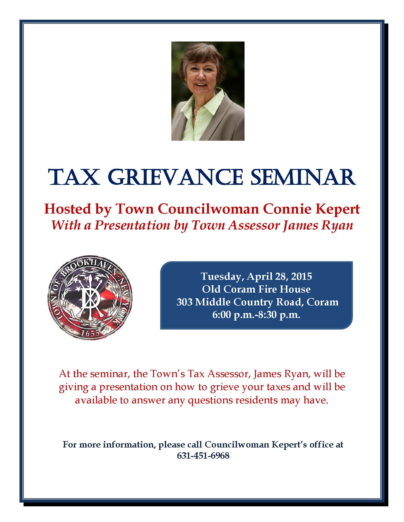 Read more about the article Tax Grievance Seminar, 4/28