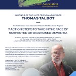 July 19 MICA Meeting: Dementia Society Presentation in Memory of Tom Talbot